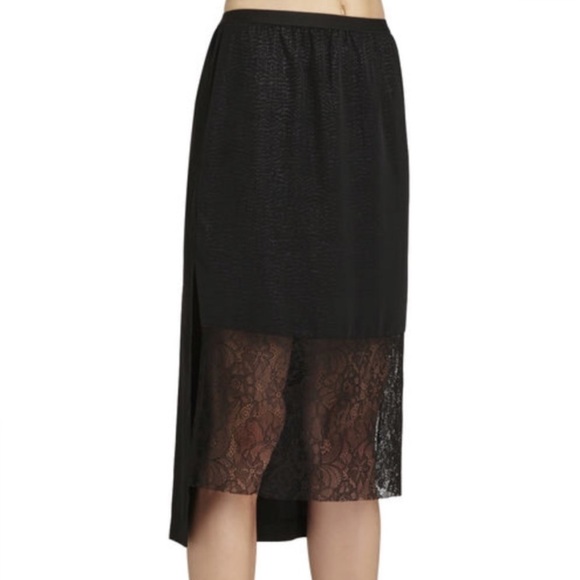 BCBGeneration Lace Midi Skirt - Picture 1 of 8